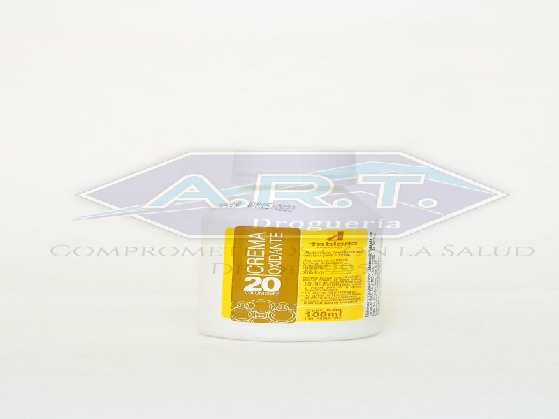 AGUA OXIGENADA CREMA OXIDANTE 20 VOL. X 100ML. LAB. TABLADA